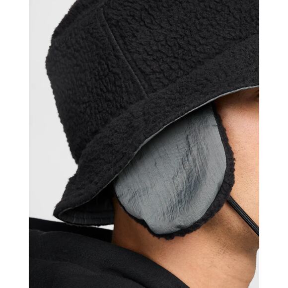 Nike Apex Winterized Bucket Hat Unisex S Sportswear Cap Casual Black FZ2205 010 - Picture 3 of 16